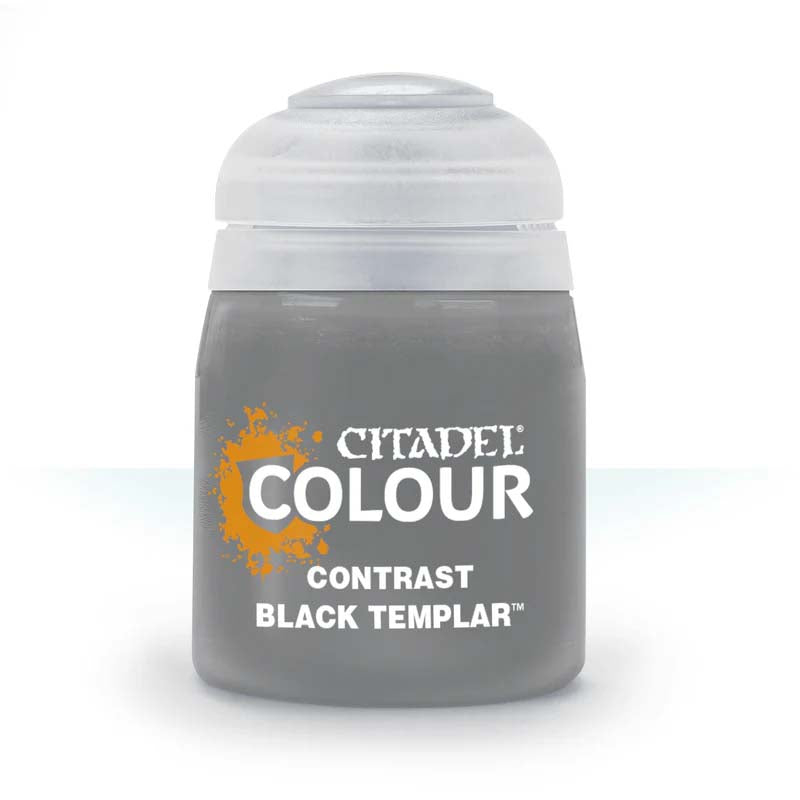 Citadel Contrast Black Templar - High-Quality Miniature Paint for Warhammer 40K Models | Perfect for Tabletop Gaming & Miniature Painting