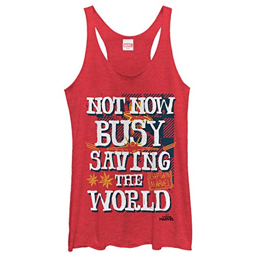 Marvel Women's Superhero Racerback Tank Top - Lightweight & Comfortable for Workouts, Gym, and Casual Wear