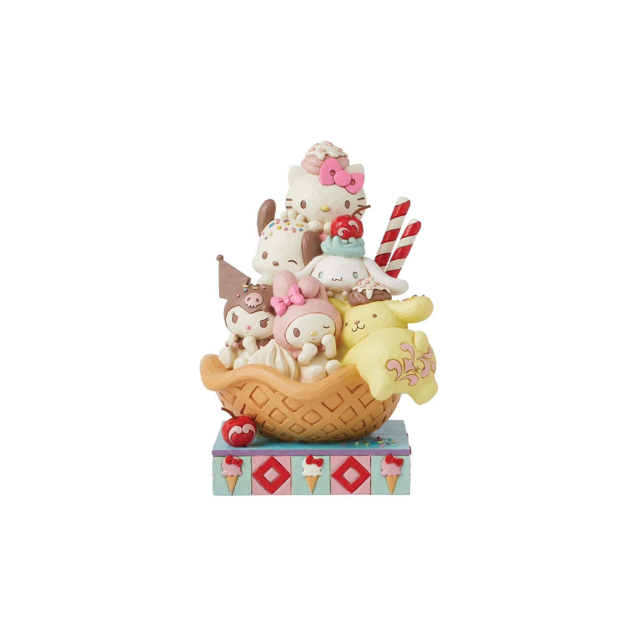 Hello Kitty & Friends Waffle Maker - Cute Cartoon Character Non-Stick Electric Waffle Iron for Kids Breakfast, Party, and Family Fun