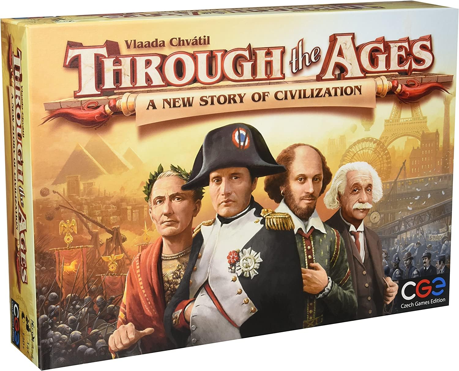 Through The Ages Strategy Board Game by CGE Czech Games Edition | Civilization Building Game for Adults & Families | Perfect for Game Nights & Strategy Enthusiasts