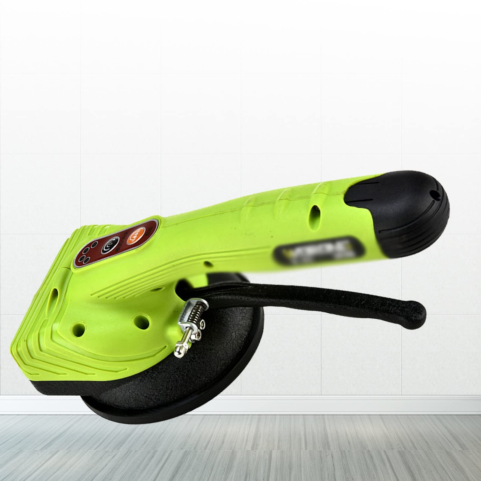 Intelligent Handheld Electric Tile Tiling Machine with Double Suction Cups - Ceramic Tile Leveling Tool with Battery & Charger for Industrial & Home Renovation Projects | Perfect for Bathroom, Kitchen & Floor Tile Installation