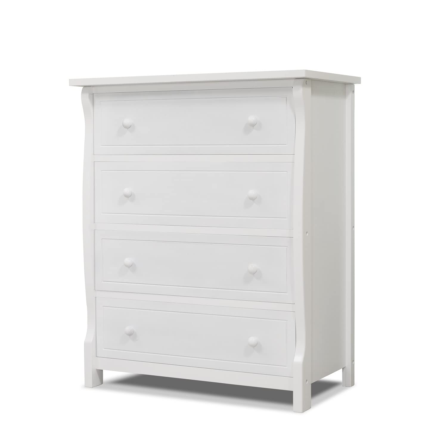 Sorelle Princeton Baby Dresser - White Nursery Dresser with Drawers for Infant & Kids Bedroom Storage | Perfect for Baby Clothes, Diapers & Nursery Organization
