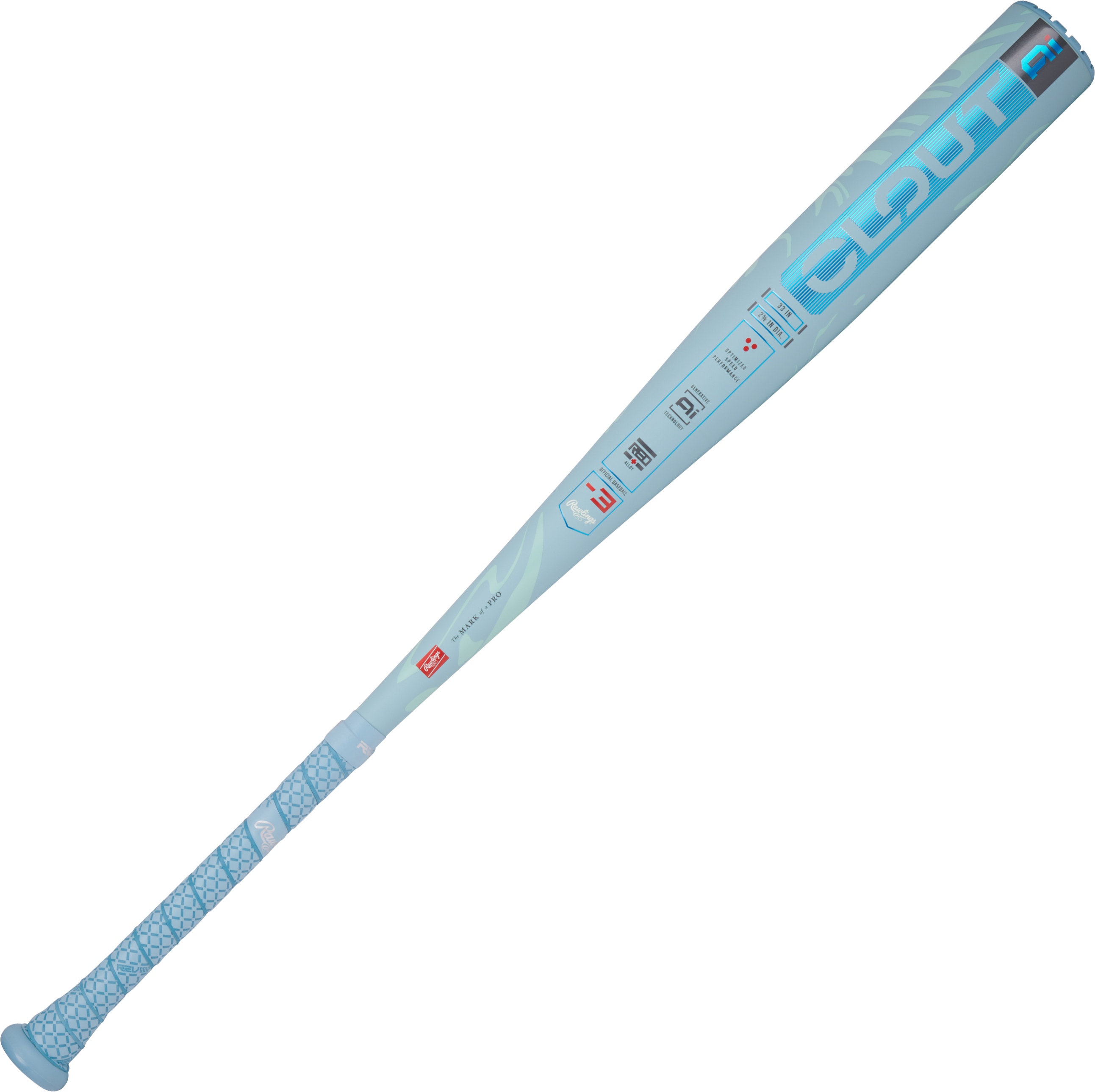 Rawlings Clout Ai BBCOR Baseball Bat -3 Length to Weight Ratio | High Performance for Competitive Play | Perfect for High School & College Baseball Games