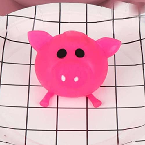 2 Pack Stress Relief Splat Pig Toys - Jello Water Ball Squishy Pig, Funny Squeeze & Venting Sticky Pig for Adults & Kids - Perfect for Office, Home, and Travel Stress Relief