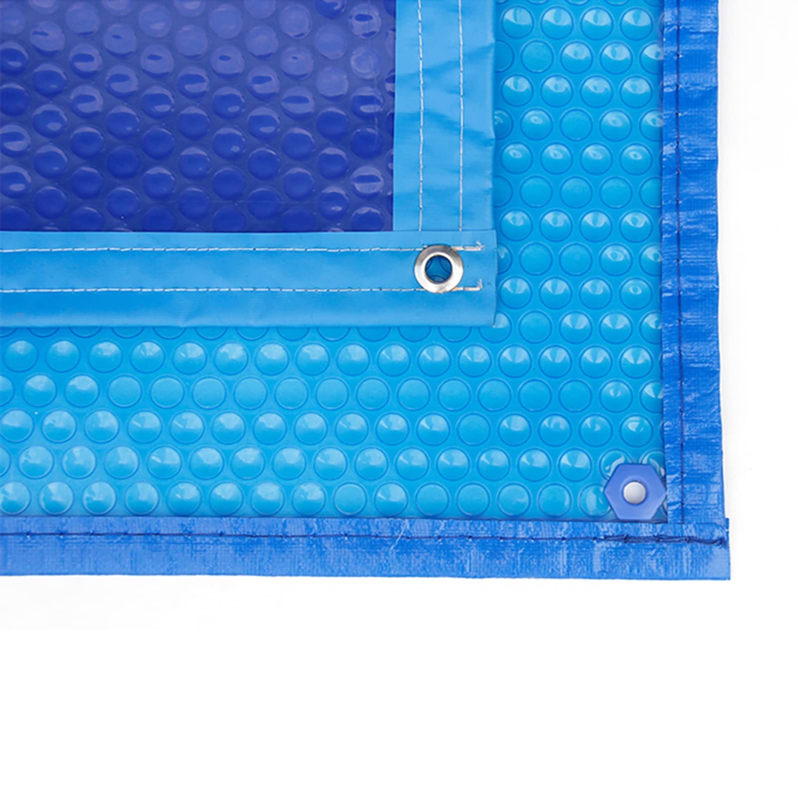 Premium Insulated Hot Tub Cover Protector - Heavy Duty Heat Retaining Blanket for Rectangle Swimming Pools - UV Resistant Anti-Dust Solar Pool Cover (2m x 5m / 6.5ft x 16.4ft) - Perfect for Year-Round Outdoor Spa & Pool Protection