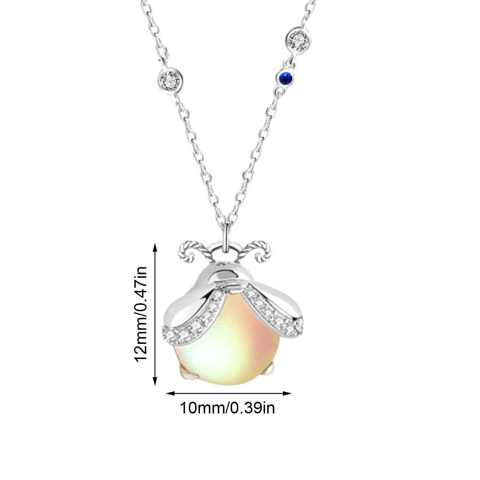 Elegant Firefly Pendant Necklace for Women - Dainty Gold Chain Clavicle Jewelry, Minimalist Luxury Necklace for Daily Wear, Date Night & Special Occasions