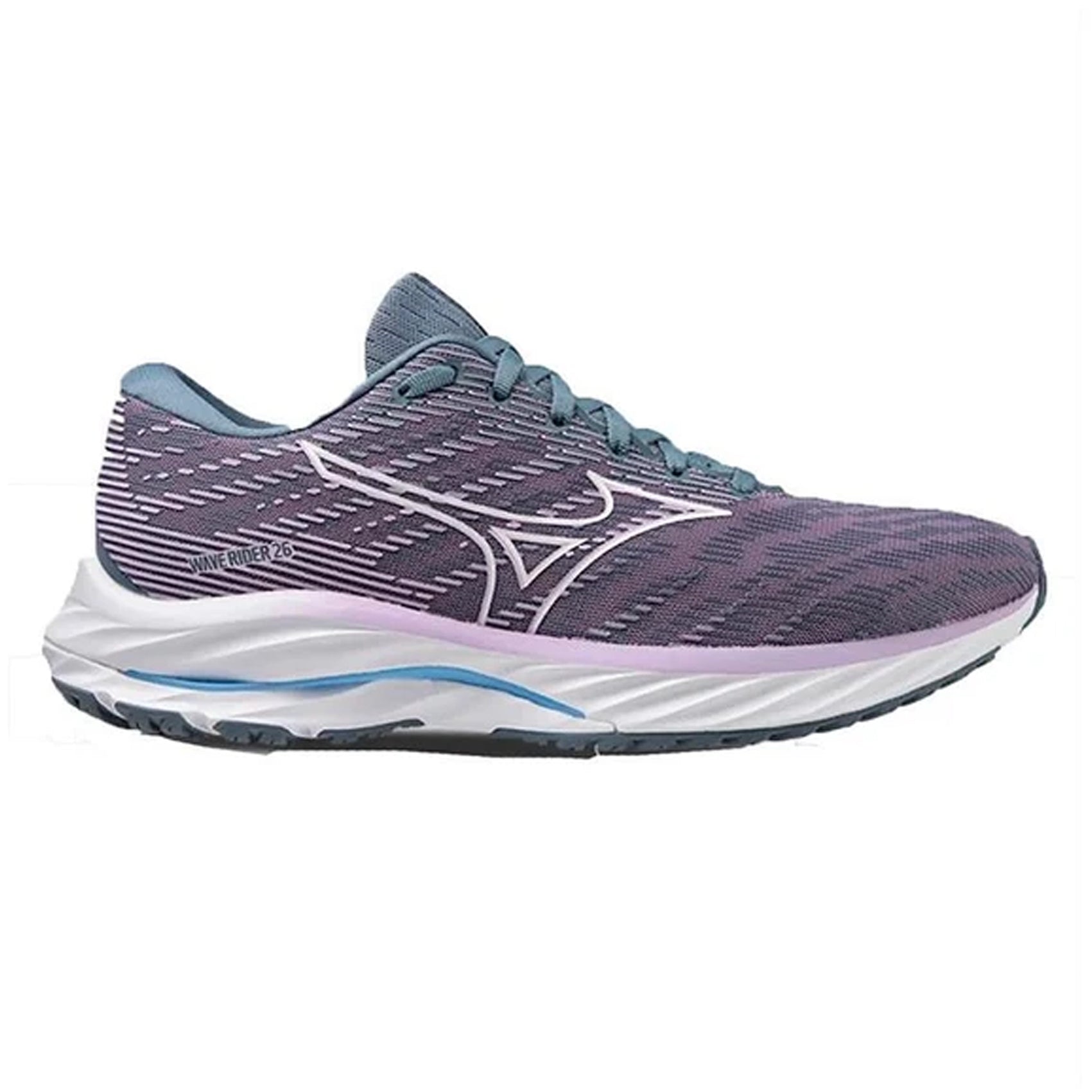 Mizuno Wave Rider 26 Women's Running Shoes - Lightweight Cushioned Road Running Sneakers for Women - Perfect for Marathon Training, Jogging & Gym Workouts