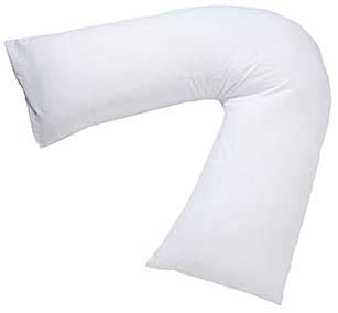 DPPAN Hypoallergenic Cooling Gel Pillow for Side & Back Sleepers - Soft Supportive Gusseted Pillow with Washable Cover, Standard Size White - Perfect for Hot Sleepers & Neck Pain Relief