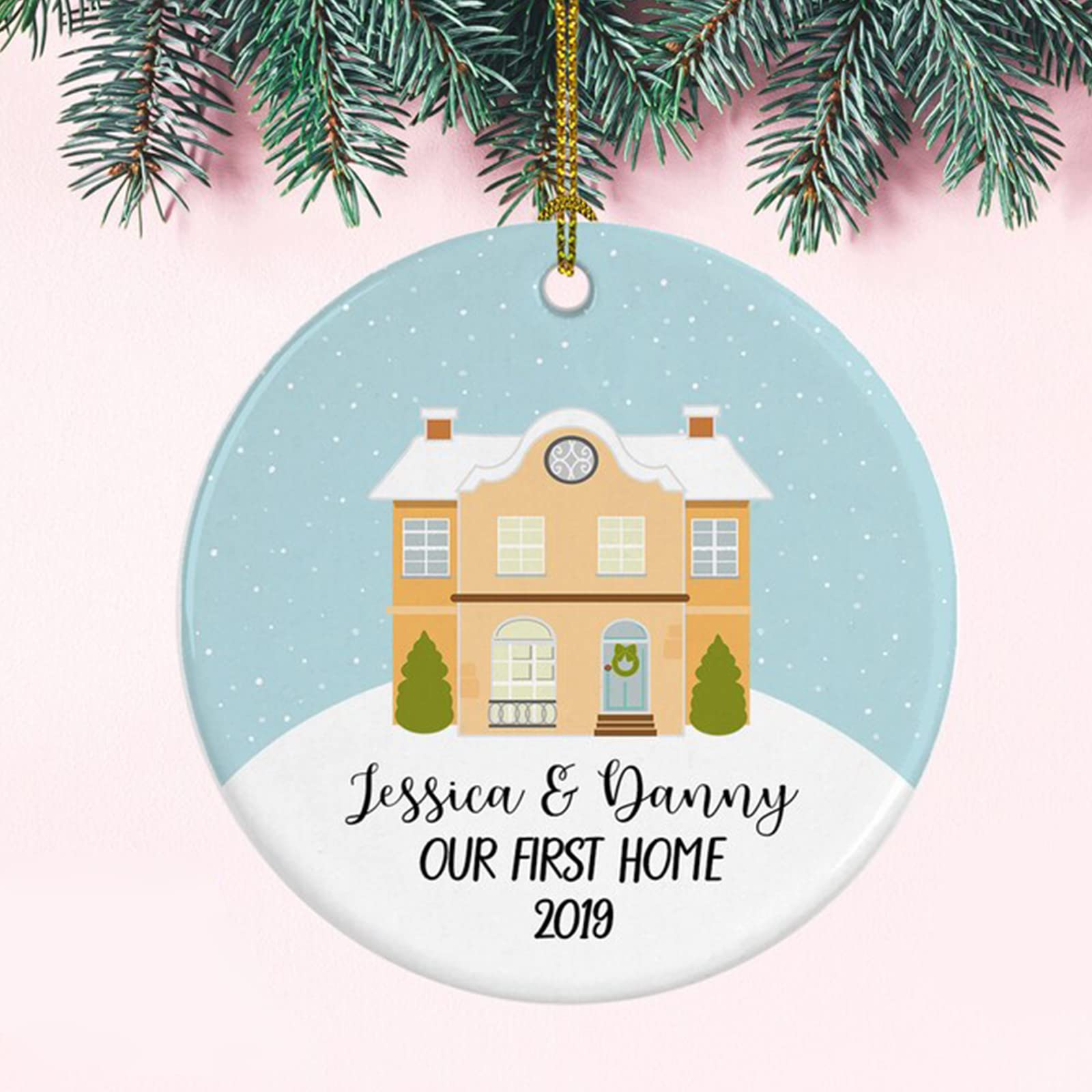Custom Personalized Home Ornament - Unique Housewarming Gift for New Homeowners | Perfect for Housewarming Parties, New Home Decor & First Home Celebrations