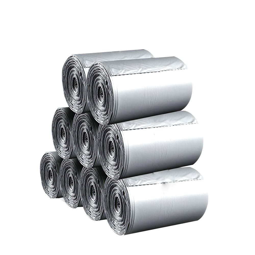 Premium Heavy-Duty Trash Bags - 1109 Rolls, Silver Gray, 3-Ply Thickened for Home & Office Use - Durable, Leak-Proof Garbage Bags for Kitchen, Bathroom & Outdoor Waste Disposal