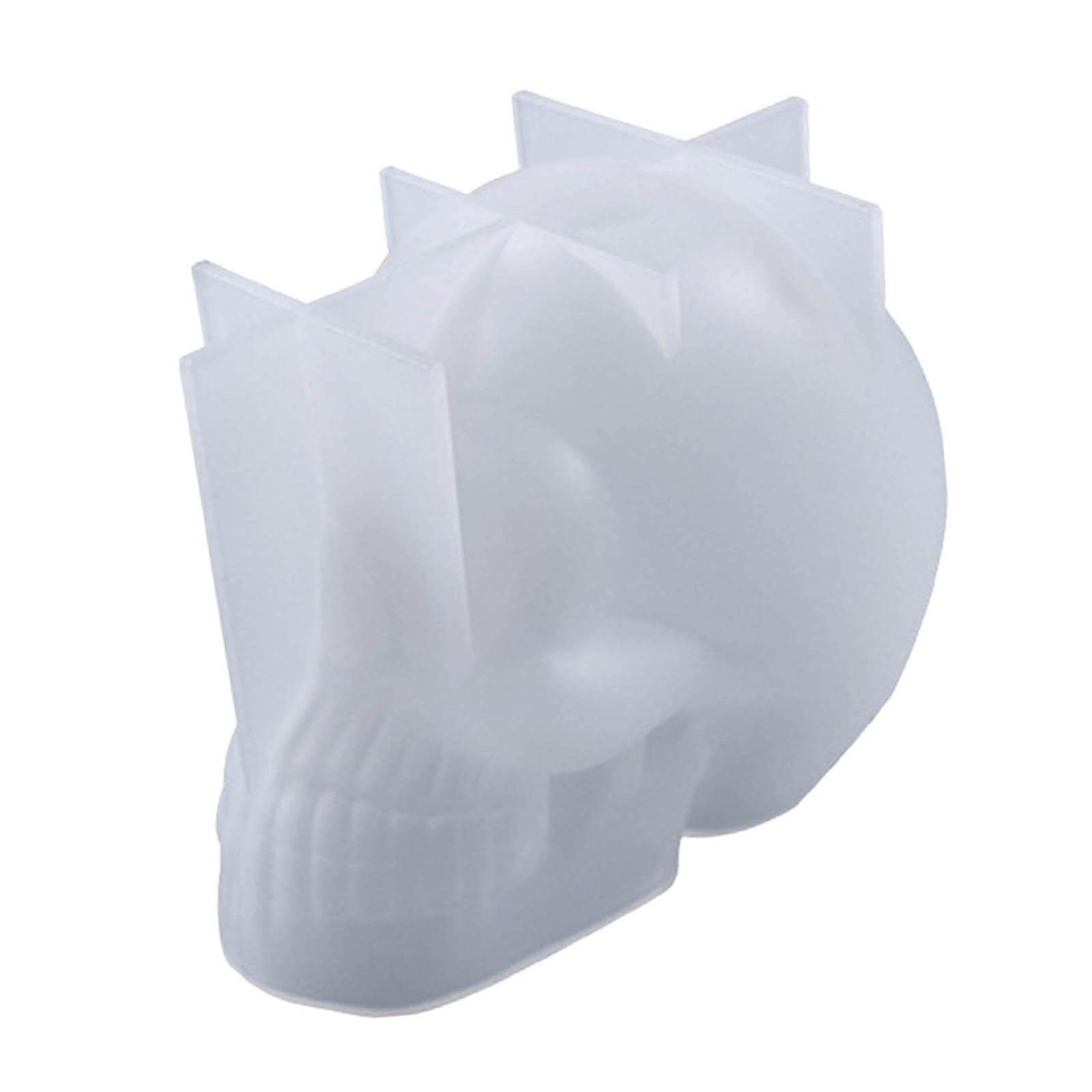 3D Skull Candle Mold for DIY Crafts & Jewelry Making - Halloween Party Decor
