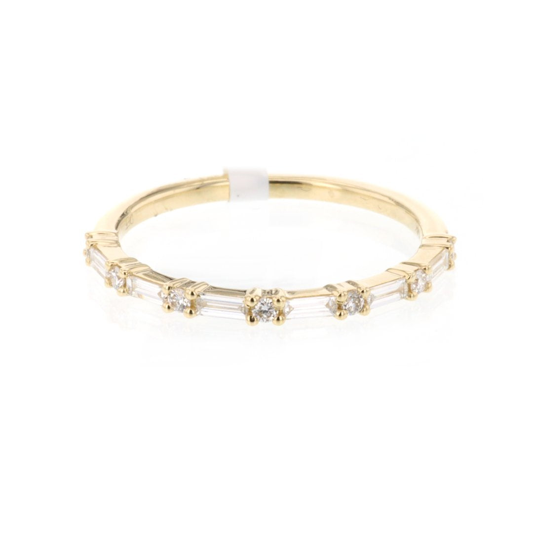 0.25 Carat Diamond Band Ring for Women - Elegant Stackable Wedding & Anniversary Jewelry Gift - Perfect for Everyday Wear & Special Occasions