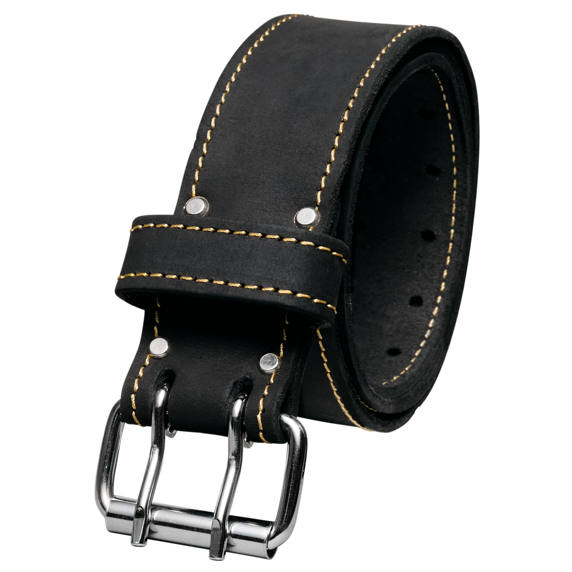 Premium Handcrafted Men's Leather Tool Belt - Heavy Duty Top Grain Leather Carpenter Belt with Multiple Pockets for Construction Workers, Electricians & DIY Enthusiasts | Ideal for Woodworking, Home Renovation & Professional Job Sites