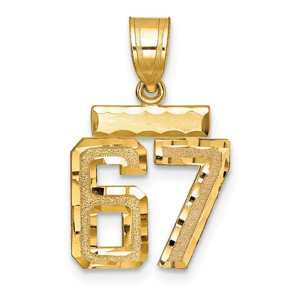14k Yellow Gold Black Bow Pendant - Varsity Collection for Gifts