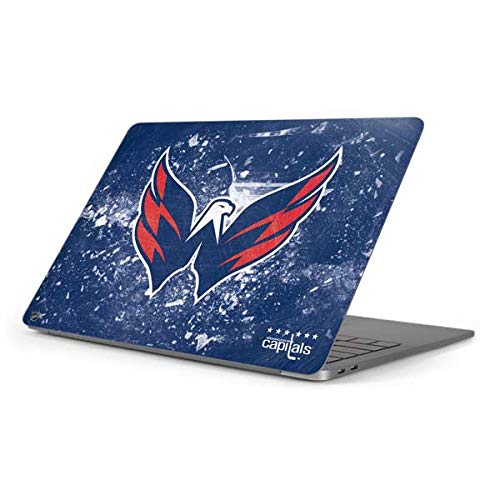Officially Licensed NHL Washington Capitals Frozen Laptop Skin Decal for MacBook Pro 16-inch (2019-2020 Model) - Durable Vinyl Sticker for Personalization & Protection - Perfect for Hockey Fans, Students & Office Use