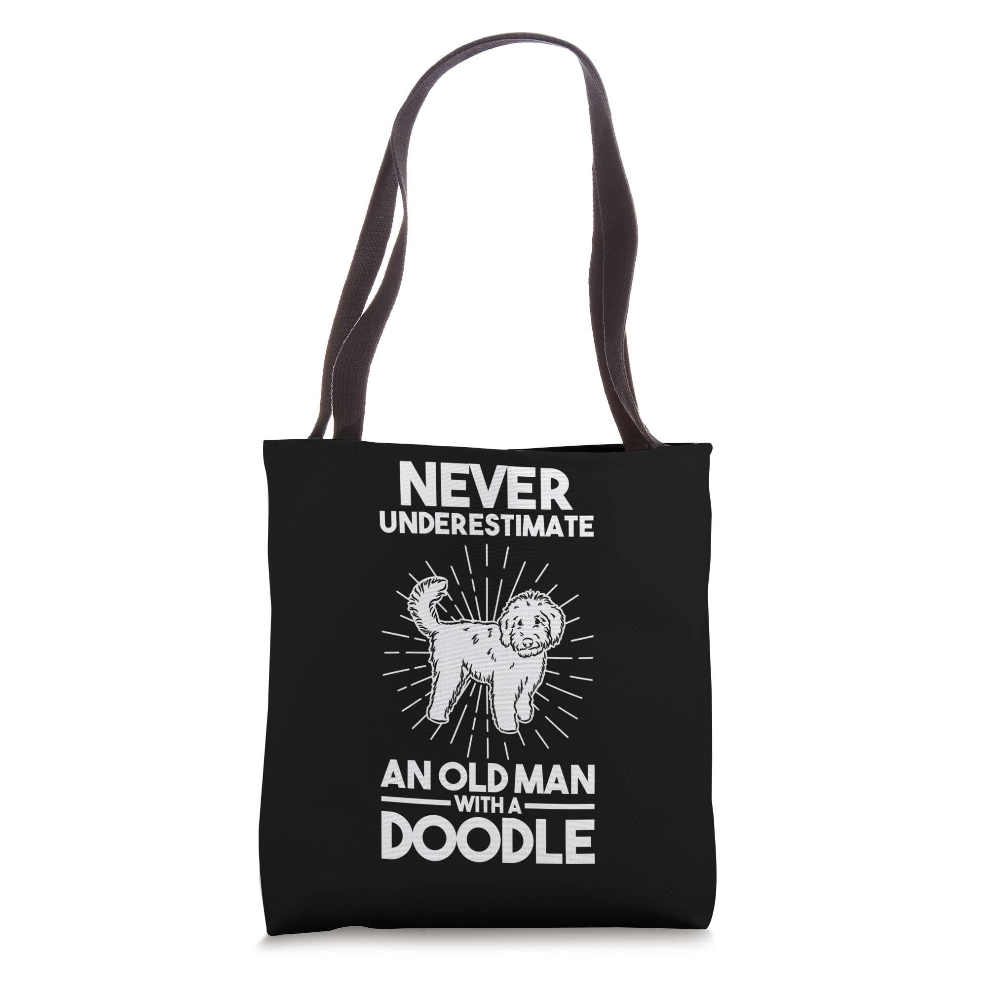 Labradoodle Tote Bag - Funny Dog Lover Gift for Men & Women - Durable Canvas Shopping Bag for Dog Walks, Beach Trips & Groceries