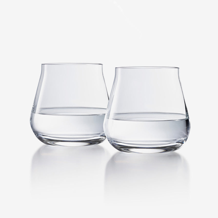 Baccarat Crystal Château Tumblers Set of 2 - Luxury Drinking Glasses for Wine, Whiskey & Cocktails - Perfect for Weddings, Anniversaries & Elegant Dinner Parties