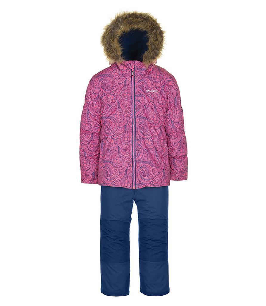 Gusti Megan Winter Snowsuit for Baby Girls - Soft & Warm Pink Snow Suit for Toddlers - Perfect for Outdoor Play, Snow Days & Cold Weather Adventures