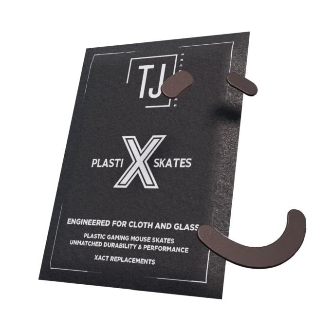 Razer Deathadder V3 Pro Replacement Feet - TJ Exclusives PlastiX Xact Smooth Gliding Mouse Skates for Gaming & Productivity (Perfect for FPS, MOBA & Office Work)