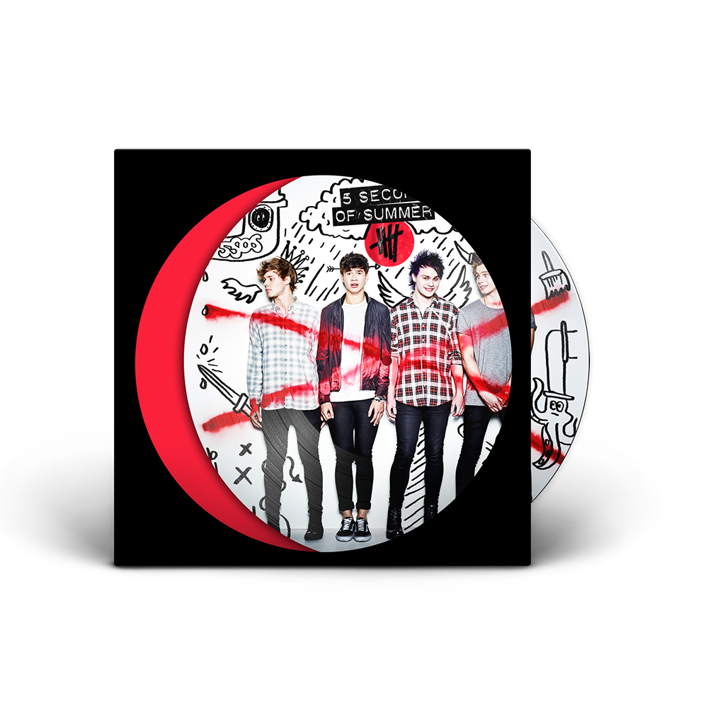 5 Seconds of Summer 10th Anniversary Limited Edition LP Picture Disc Vinyl Record - Perfect for Music Collectors & Anniversary Gifts