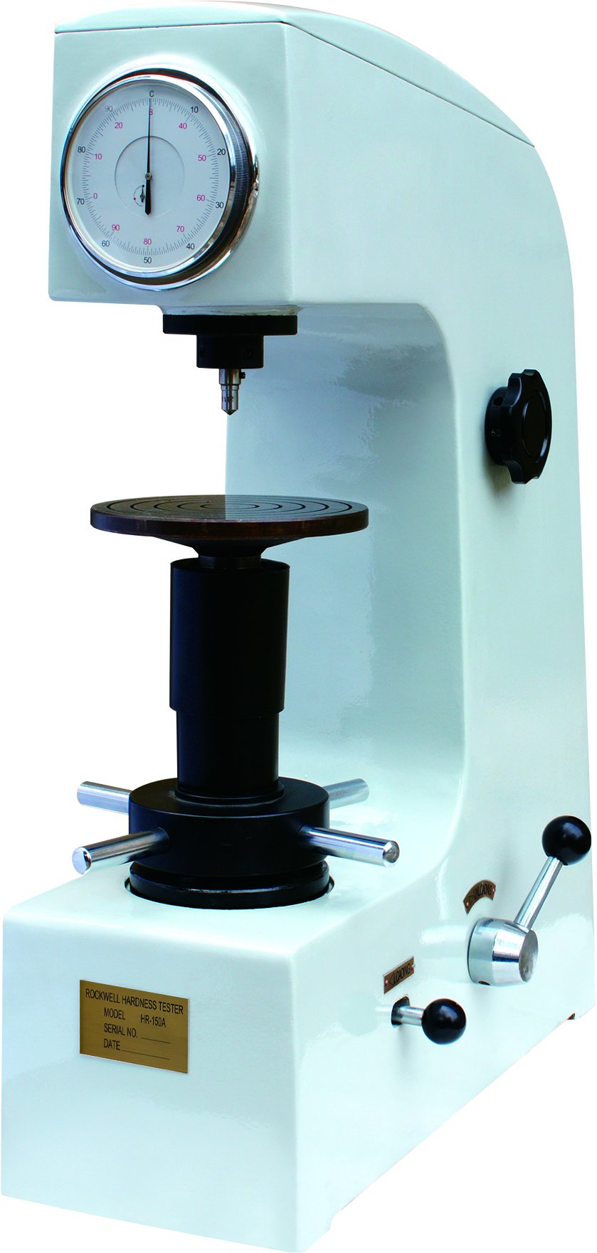 Rockwell Type Hardness Tester HR-150A - 150KGF Maximum Load for Metal Testing - Ideal for Industrial Quality Control & Material Analysis