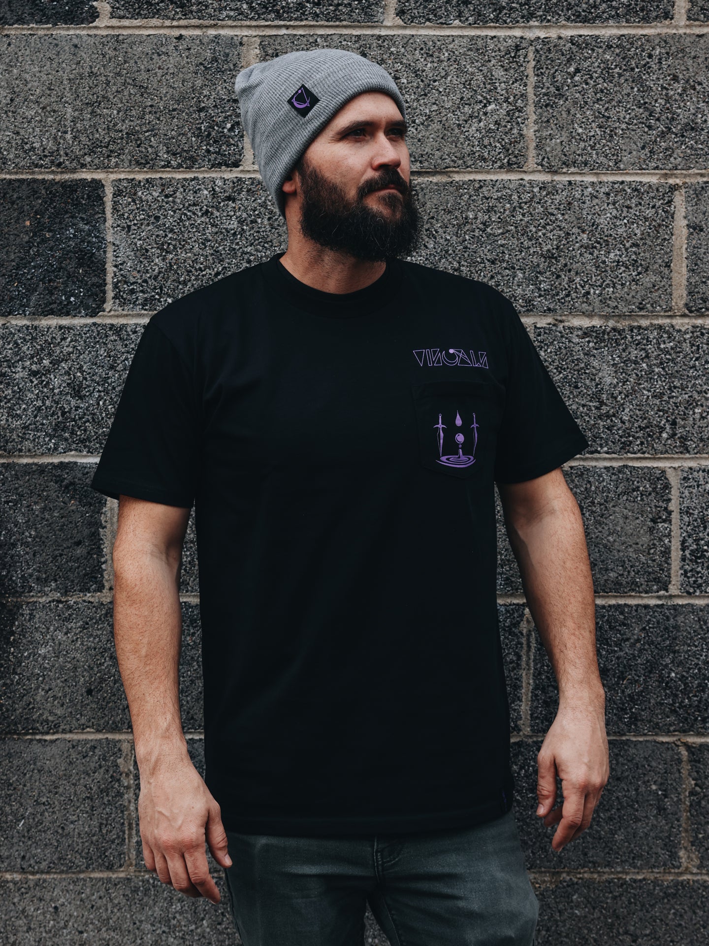 VISUALS Men's Pocket T-Shirt - Soft Cotton Casual Short Sleeve Tee for Everyday Wear | Perfect for Streetwear, Gym & Lounge