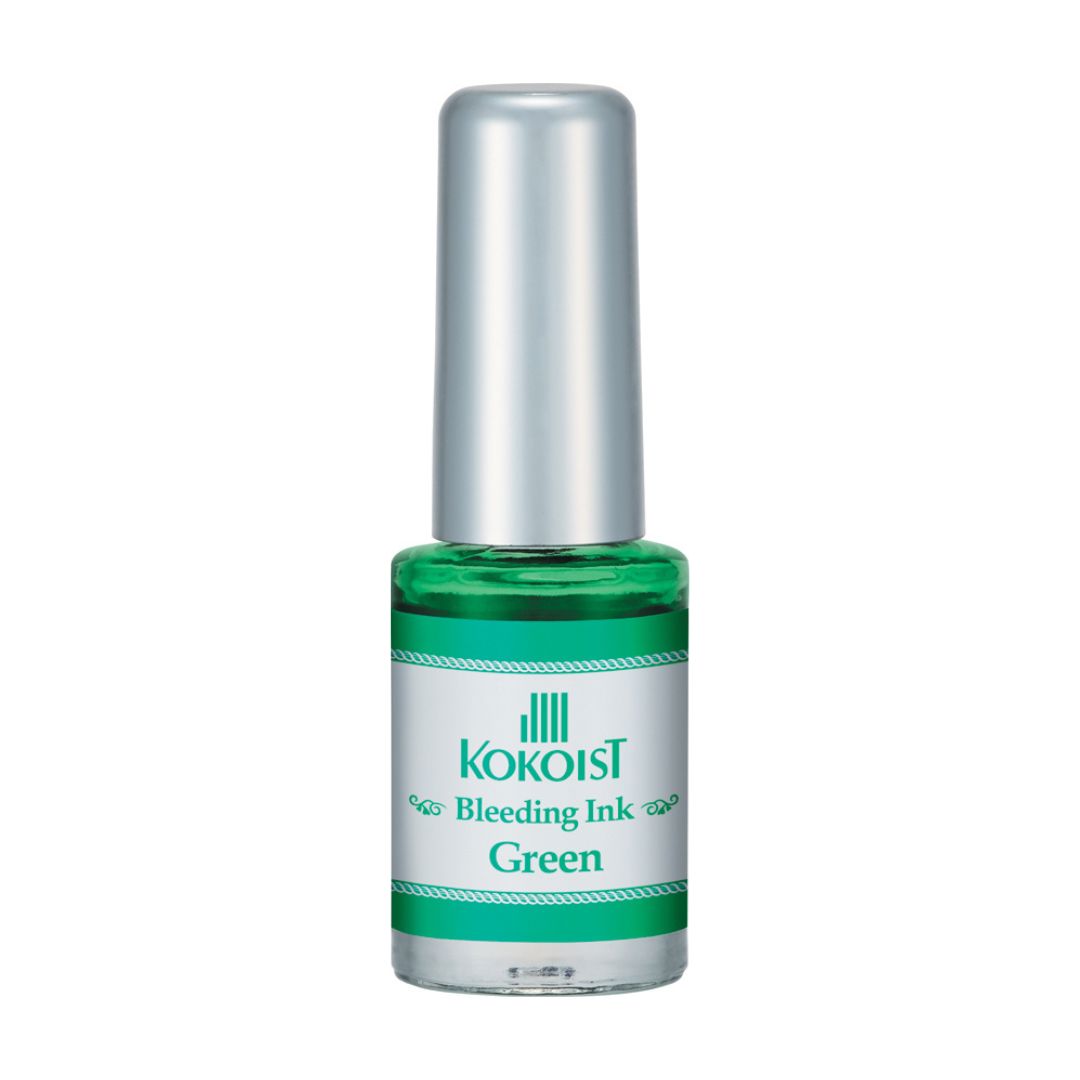 Kokoist BI 06 Bleeding Ink Green Nail Art Gel Polish - Long Lasting Vegan Gel for Nail Artists & DIY Manicures - Perfect for Salon, Home Use & Special Occasions