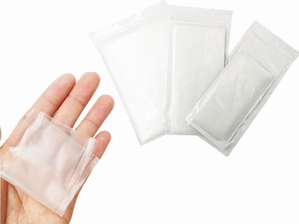 Drchoer PVA Bait Bags for Carp Fishing - 50pcs Water Soluble Bags for Solid Baits (Small, Medium, Large) | Carp Fishing Equipment & Tackle | Perfect for River, Lake & Pond Fishing