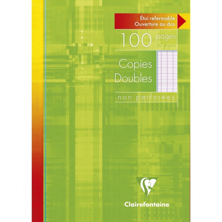 Clairefontaine Double Copy Sheets A4 Lined Paper - Premium Carbonless Notebook Paper for Office, School & Receipts - 2-Ply NCR Forms for Efficient Note-Taking & Record Keeping