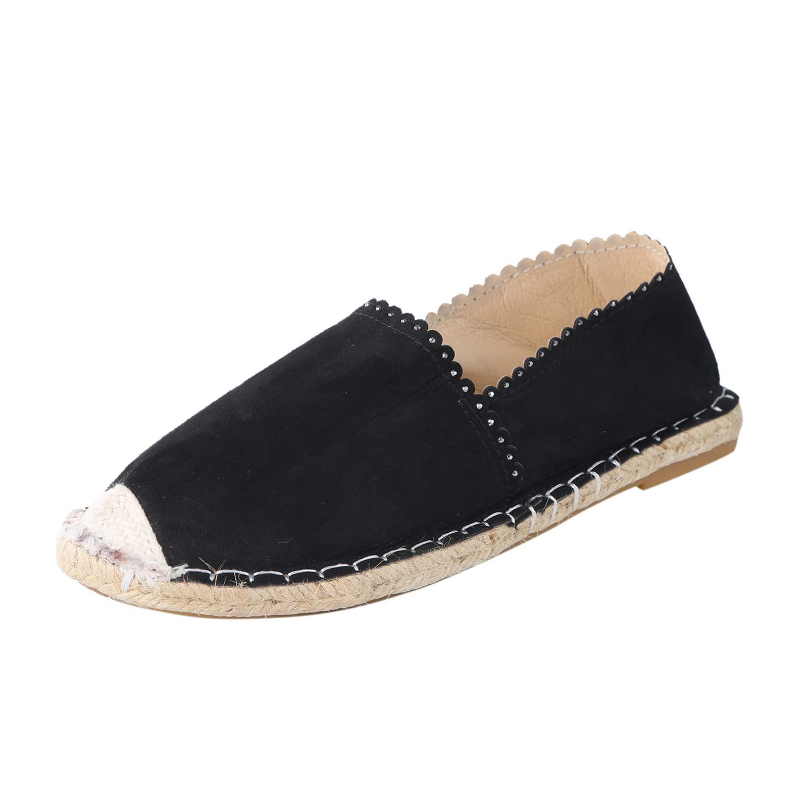 Life Stride Women's Ballet Sneakers - Comfortable Flat Shoes for Spring & Summer | Casual Weaving Design | Perfect for Walking, Travel & Everyday Wear