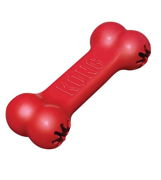 Kong Classic Goodie Bone Dog Toy - Durable Chew Toy for Large & Small Dogs - Perfect for Playtime, Training & Anxiety Relief