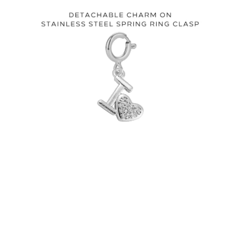 Initial, Number & Assorted Charms with Detachable Clasp - Personalized Jewelry for DIY Bracelets & Necklaces - Perfect for Gifts, Crafts & Fashion Accessories