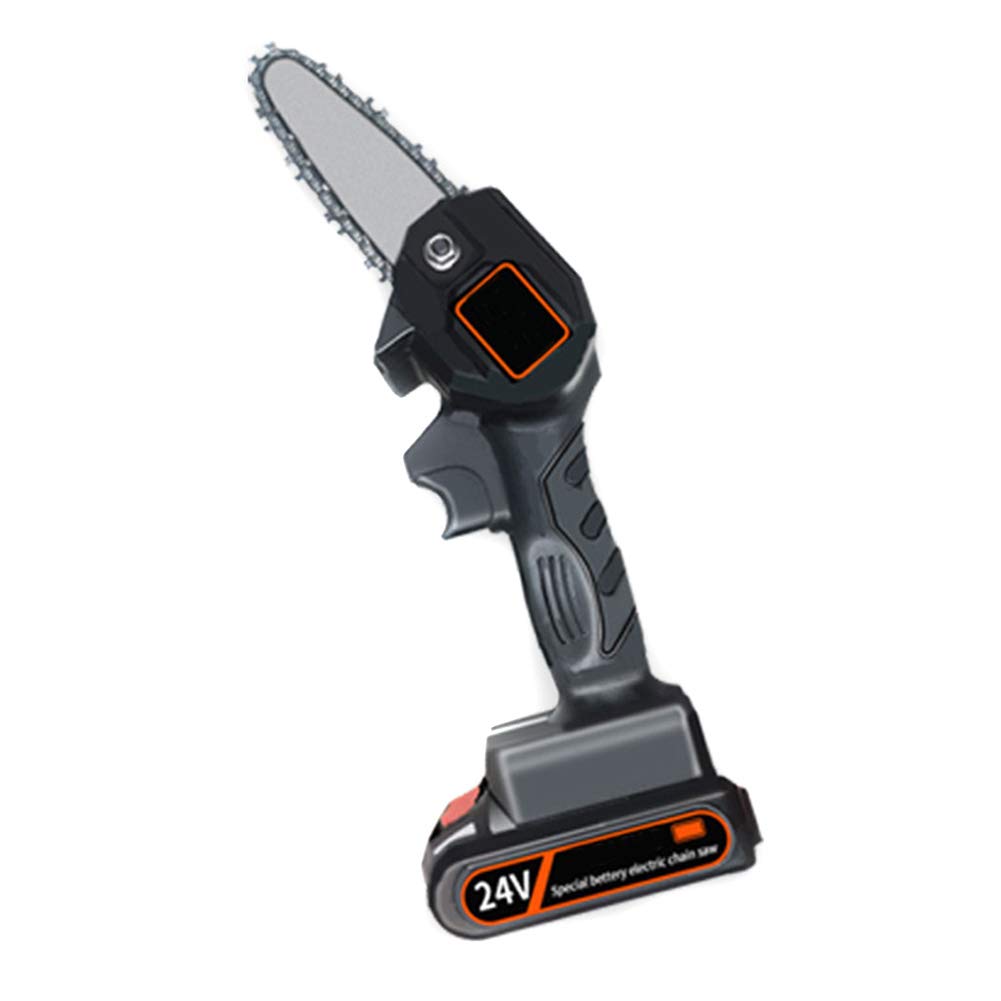 Rxan 4 Inch Mini Electric Chainsaw - 550W Powerful Battery-Powered Cordless Chainsaw with 5M/S Cutting Speed, Rechargeable for Wood Cutting | Perfect for DIY Projects, Garden Pruning & Camping Use