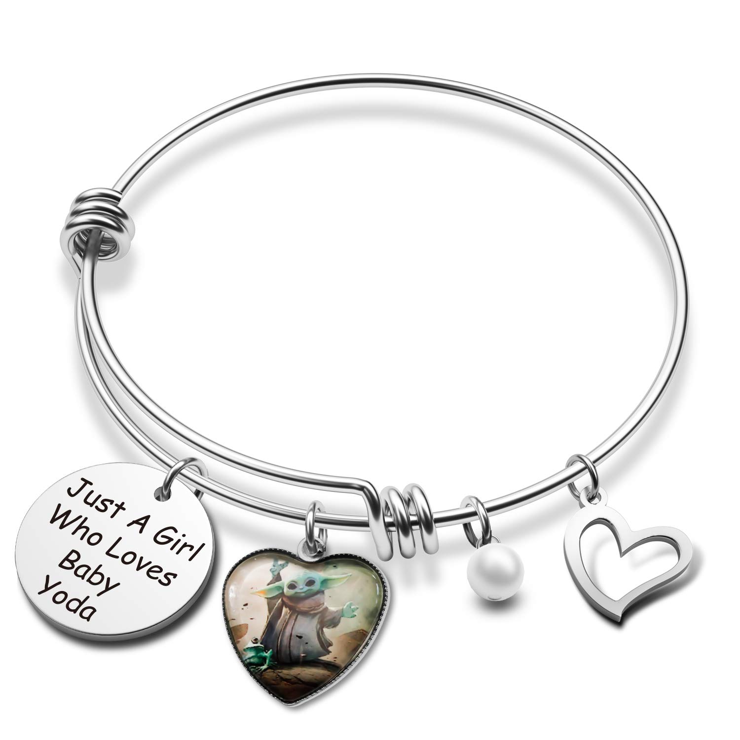 Baby Alien Bracelet for Girls - Cute UFO & Alien Jewelry Gift for Kids & Teens - Perfect for Birthday, Christmas & Alien Lover Gifts