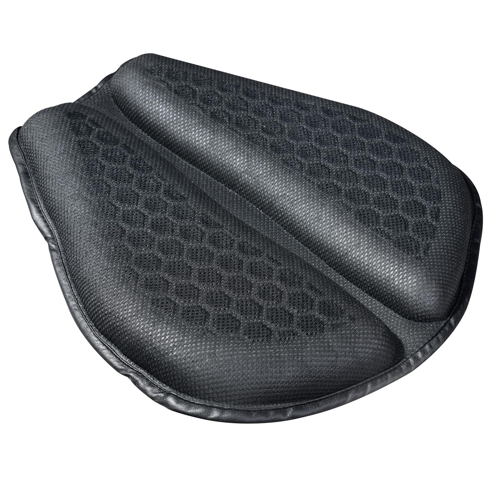 SOOBE 2PCS Universal Inflatable Motorcycle Seat Cushion - 3D Air Cushion for Comfort & Long Rides