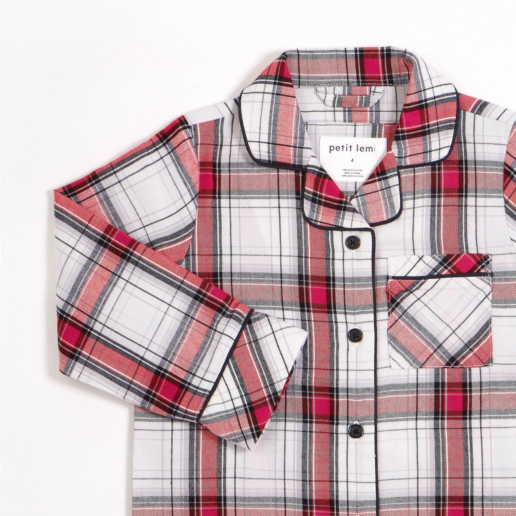 Classic Plaid Flannel Nightgown for Girls - Soft & Cozy Winter Sleepwear for Kids - Perfect for Bedtime, Lounging & Christmas Pajamas