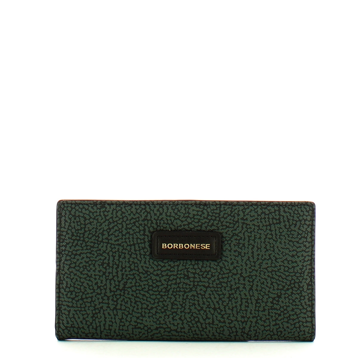 Borbonese Genuine Leather Card Holder Peltro 220362J47 - Slim RFID Blocking Wallet for Men & Women - Perfect for Travel, Business, and Everyday Use