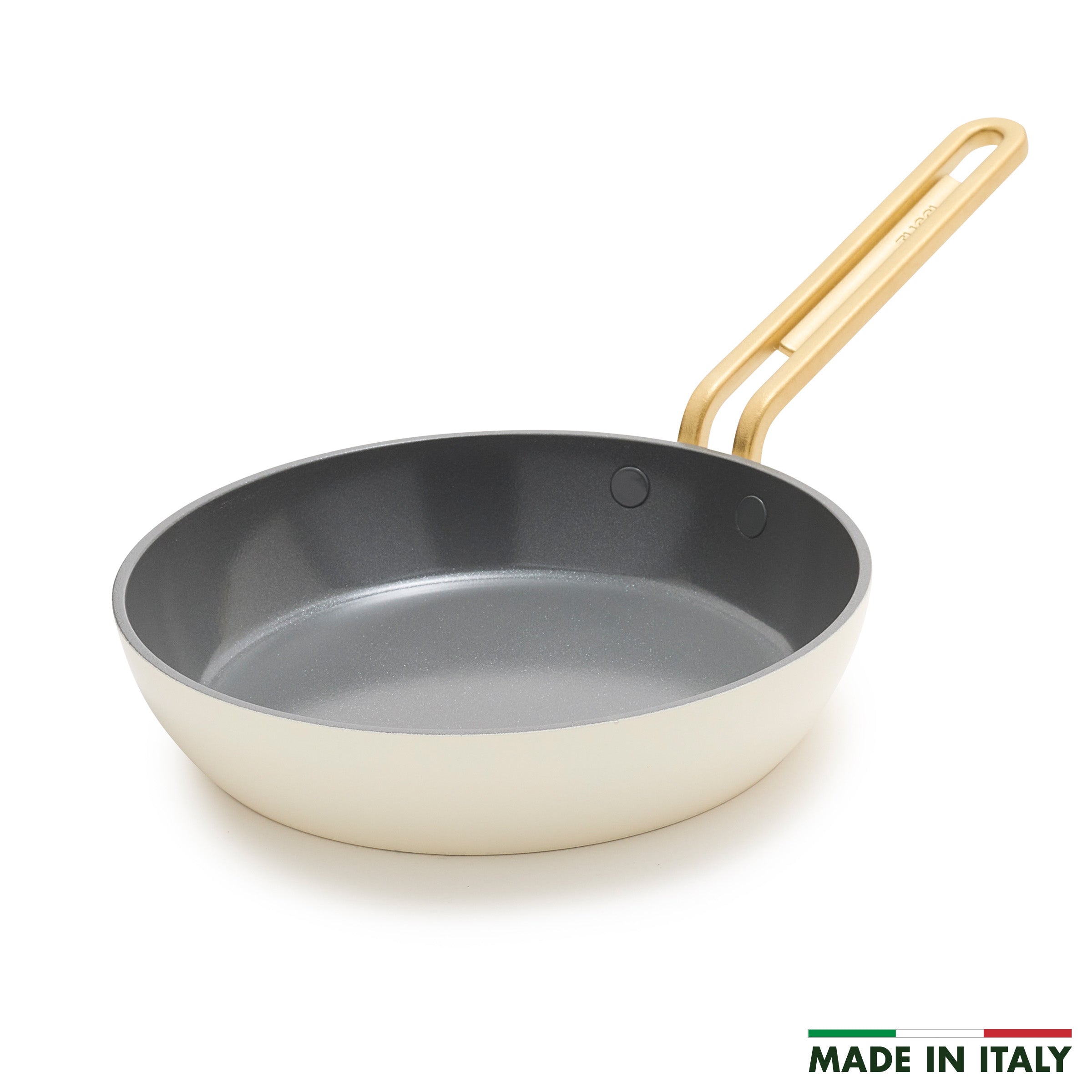 Stanley Tucci™ Ceramic Nonstick 8-Inch Frying Pan - Carrara White | PFOA-Free Cookware for Healthy Cooking | Perfect for Eggs, Pancakes & Sauteing