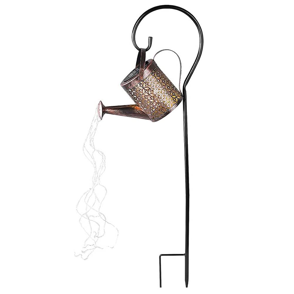 Solar Watering Can Fairy Lights - Outdoor Waterproof LED Garden Decor for Yard, Patio, and Home | Firefly String Lights for Romantic Nights, Wedding Decor, and Landscape Lighting
