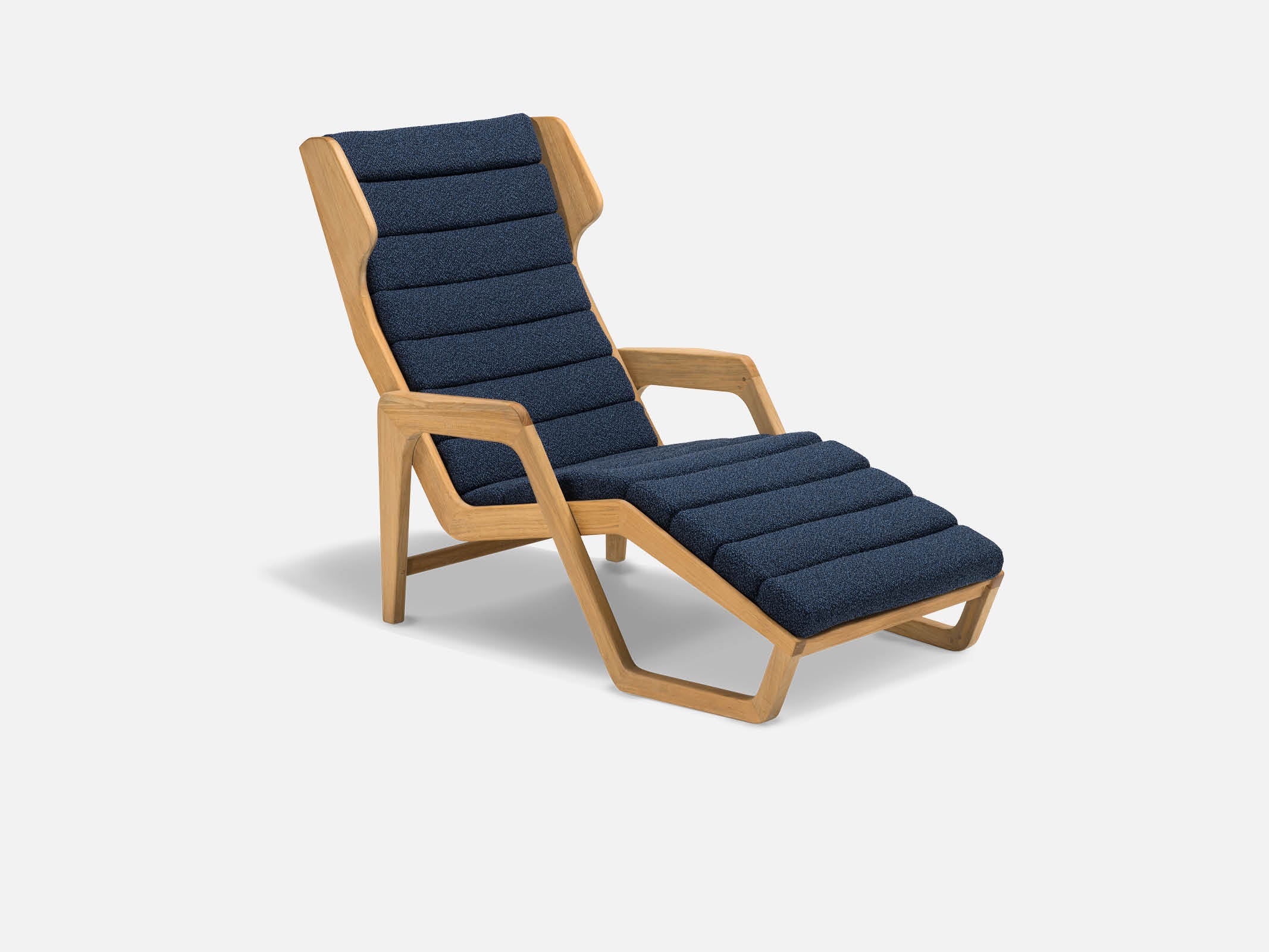 Premium Outdoor Lounge Chair with Adjustable Backrest - Waterproof & UV Resistant for Patio, Poolside, Garden Relaxation