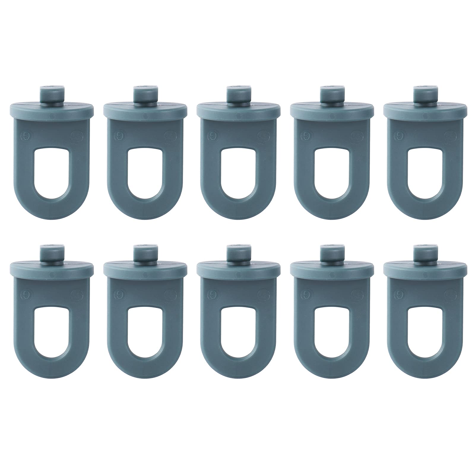 Cabilock 10pcs Hanging Flowerpot Hooks - Plastic Bonsai Basket Hanger for Garden & Home Decor