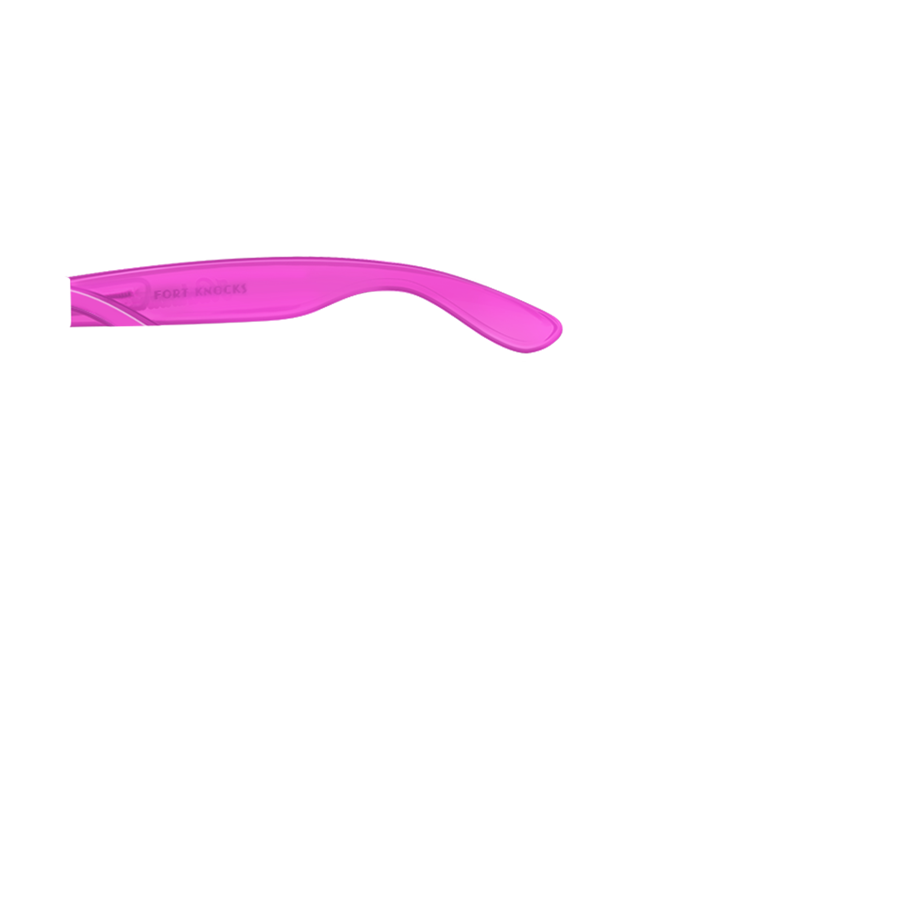 Custom Knockaround Fort Knocks Sunglasses - Neon Pink Frame for Outdoor Sports & Summer Fashion