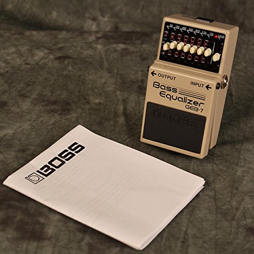 BOSS GEB-7 Bass Equalizer Pedal for Guitar & Bass - 7-Band EQ Effects Pedal with Precise Frequency Control - Perfect for Live Performances & Studio Recording