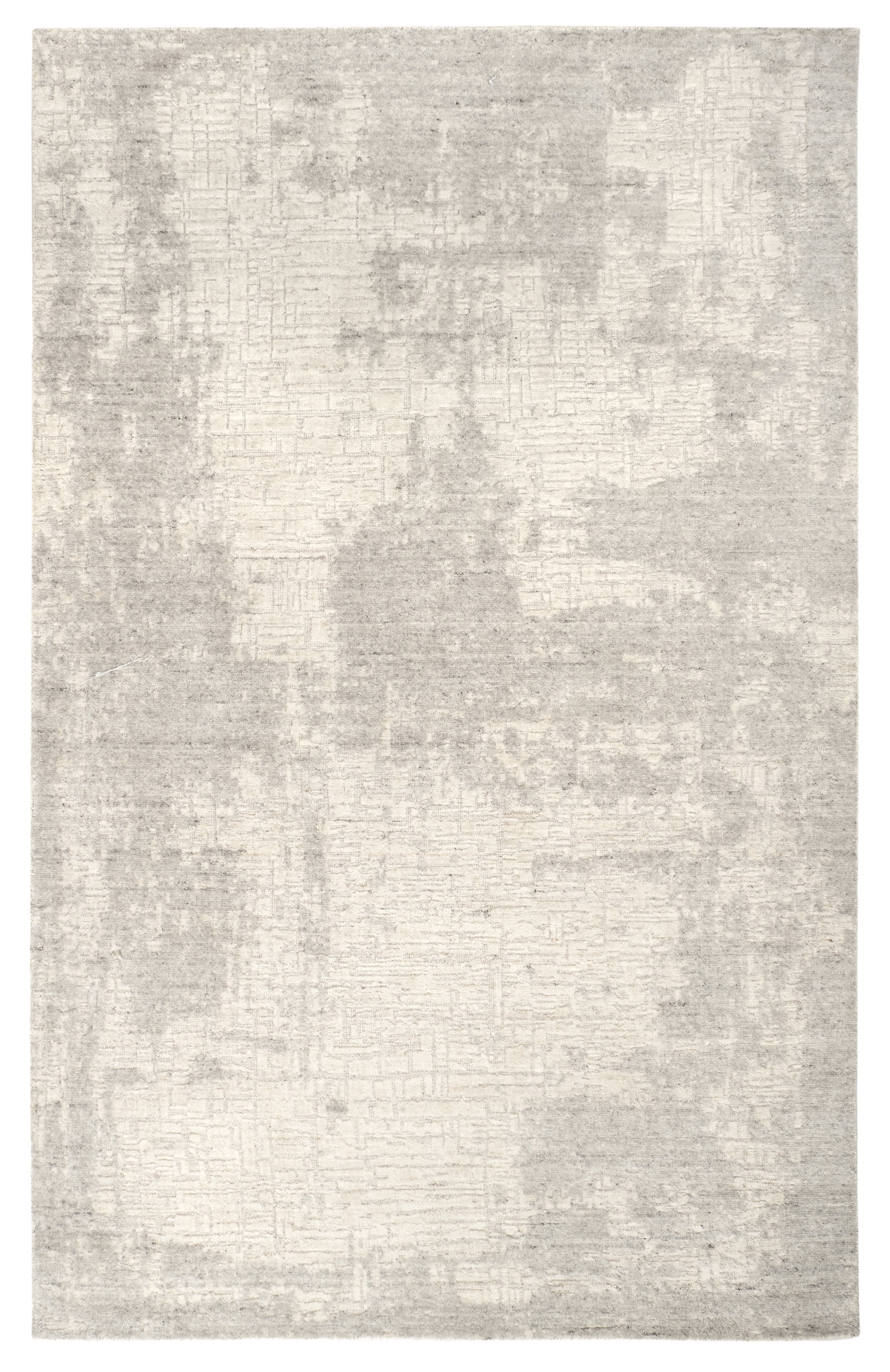 Handwoven Wool Area Rug - Soft & Durable Bennett Collection in Grey - Perfect for Living Room, Bedroom or Office Decor