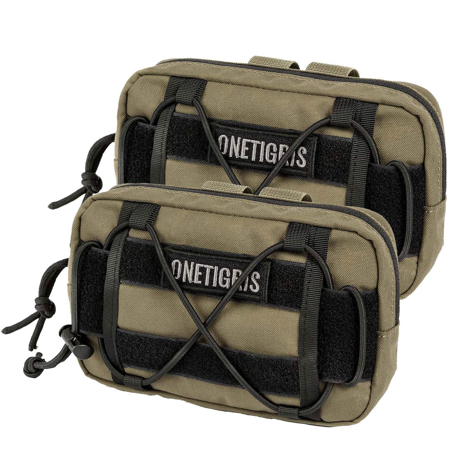 OneTigris EDC Horizontal MOLLE Pouch - Tactical Utility Bag for Tools, First Aid & Gear - Perfect for Hiking, Camping & Outdoor Adventures