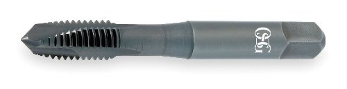 High Speed Steel Spiral Point Right Hand Tap 6-32 UNC, Steam Oxide Finish - Pack of 2 | Ideal for Metalworking, DIY Projects & Professional Machining