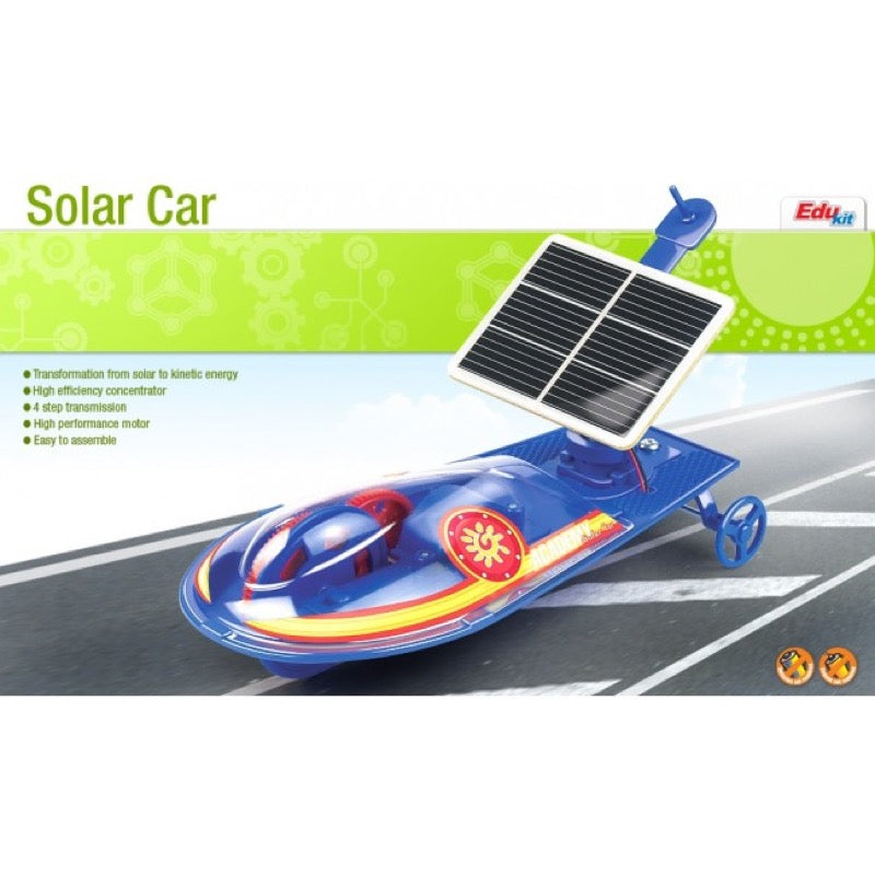 Academy 18114 Edukit Solar Car - DIY Solar Powered Vehicle Kit for Kids & Teens - STEM Educational Toy for Science Projects & Classroom Learning - Fun Outdoor Activity for Summer Camps & Science Fairs