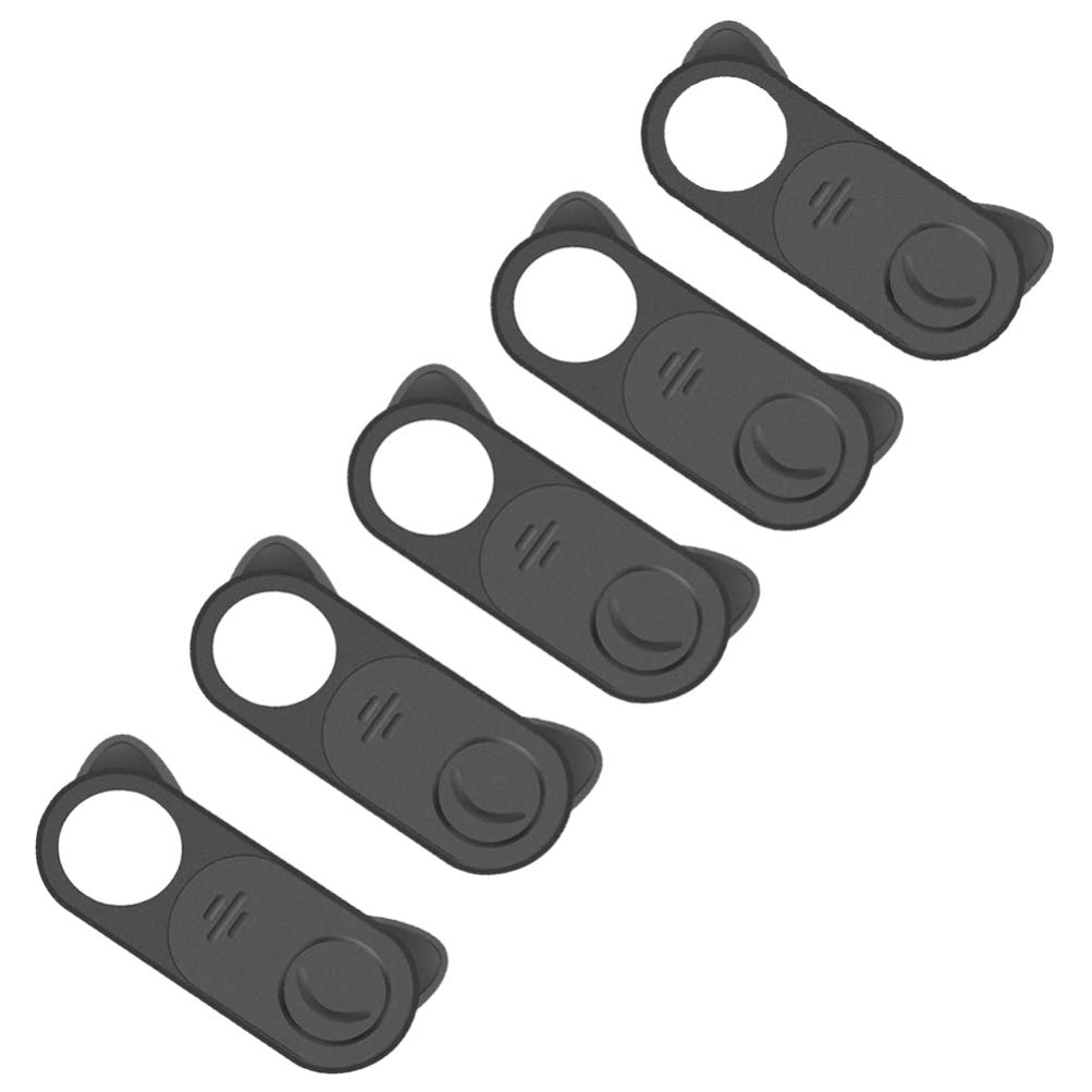 NUOBESTY 5Pcs Ultra Thin Webcam Cover Slide & 3 Wipes Set - Laptop Camera Blocker for Privacy Protection on Computer, PC, Tablet, Notebook, Phone - Ideal for Home, Office, and Online Meetings