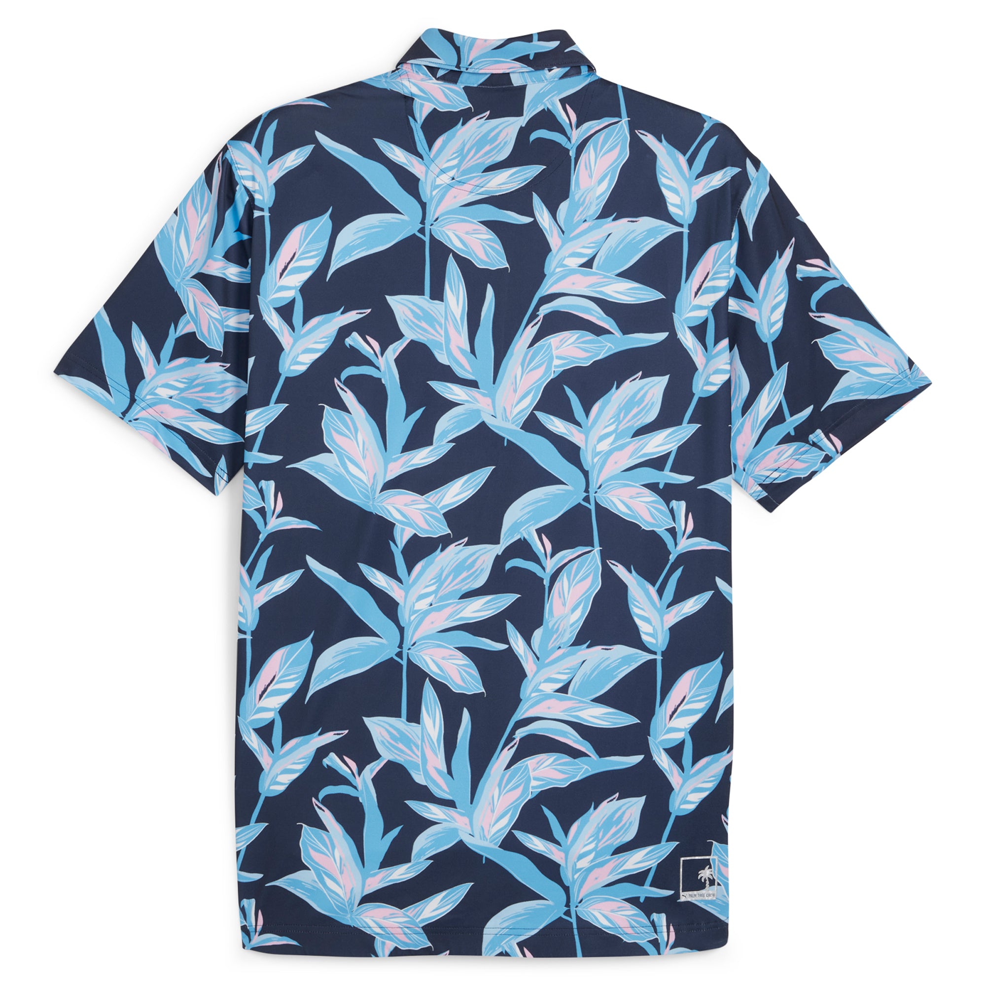 Puma x PTC Floral Golf Polo Shirt for Men - Breathable Quick-Dry Performance Polo with Stylish Floral Print - Perfect for Golf, Casual Wear & Outdoor Activities
