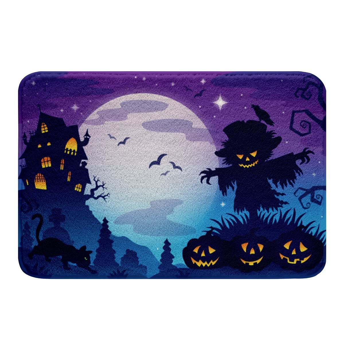 Halloween Pumpkin Bath Mats - 16